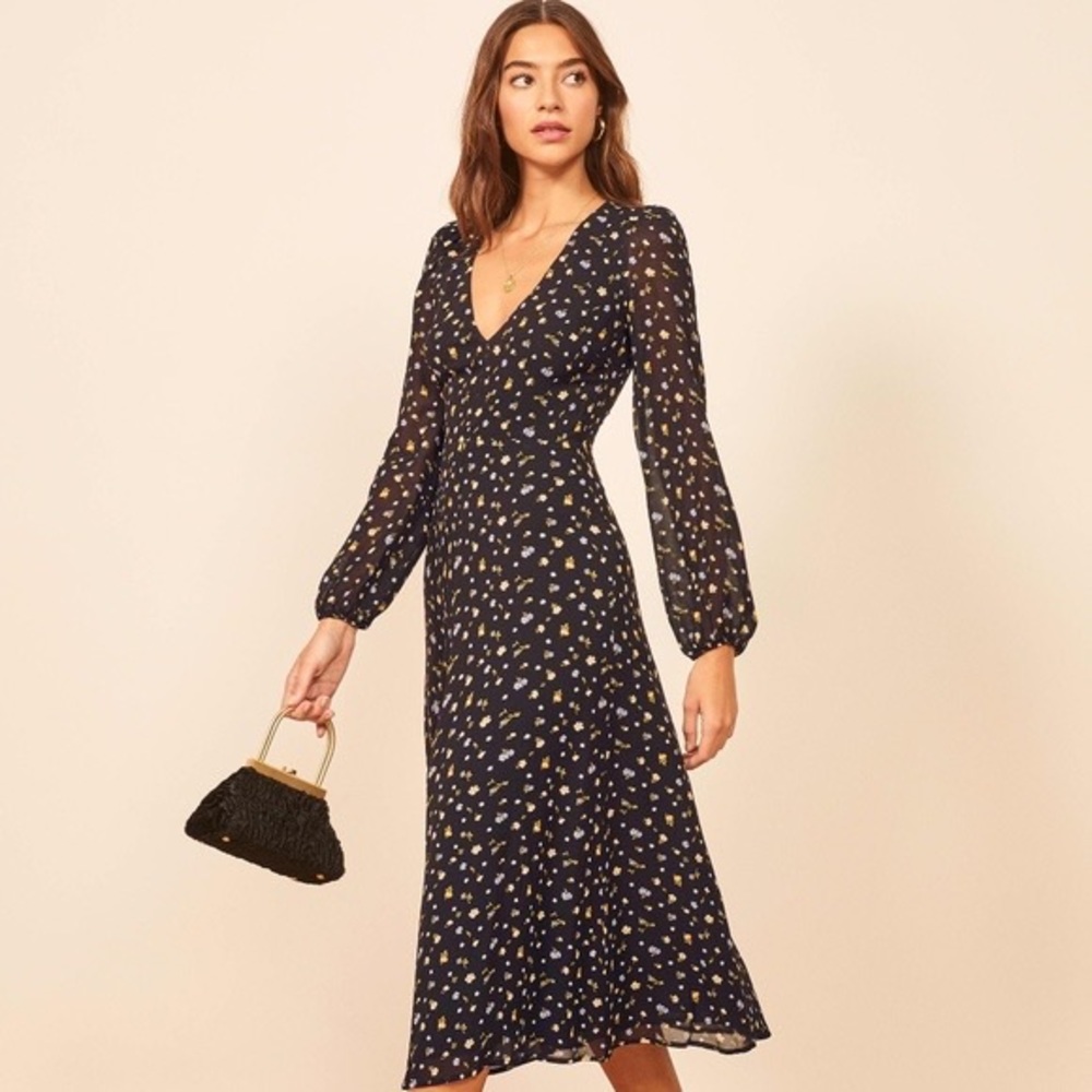 REFORMATION Joy Dress - Posie Pattern Size 6